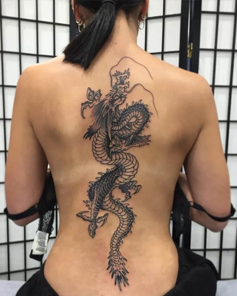 Japanese Dragon tattoo