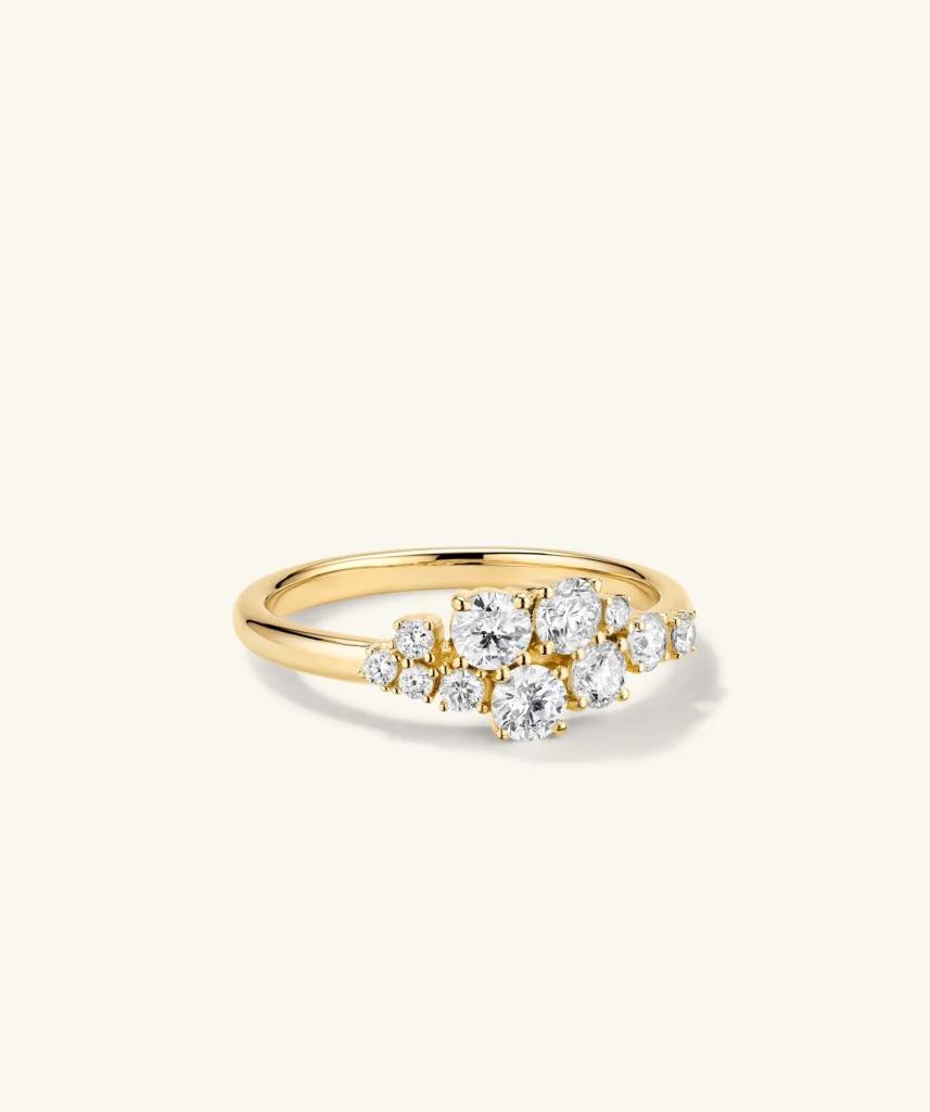 Mejuri Diamonds 0.72 CTW Cluster Ring