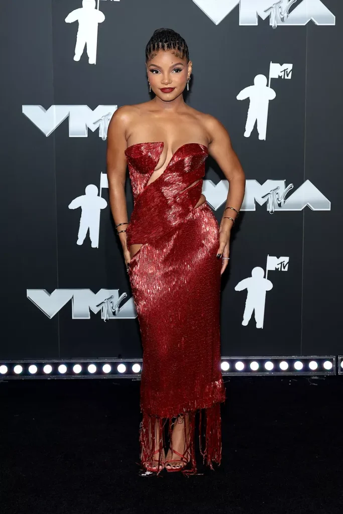 Halle Bailey in Sophie Couture