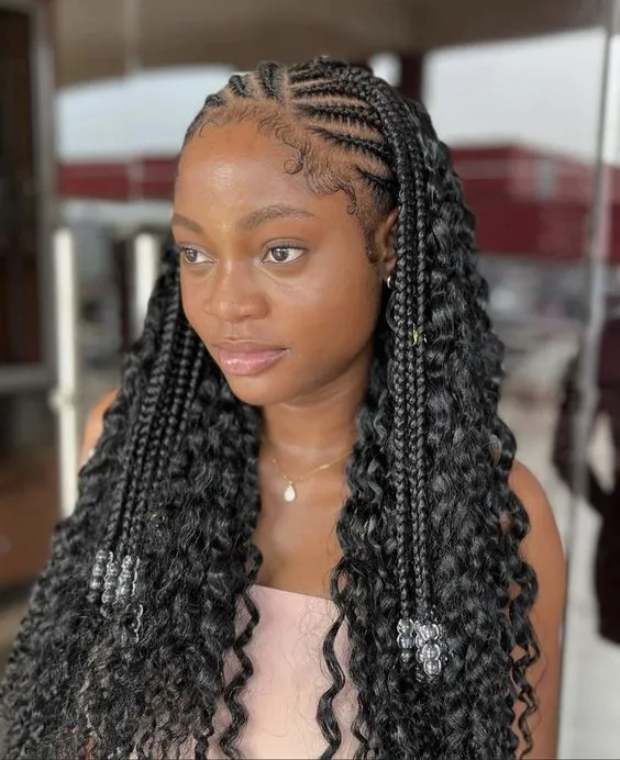  Weaved Wonders: Fulani Braids with Weave