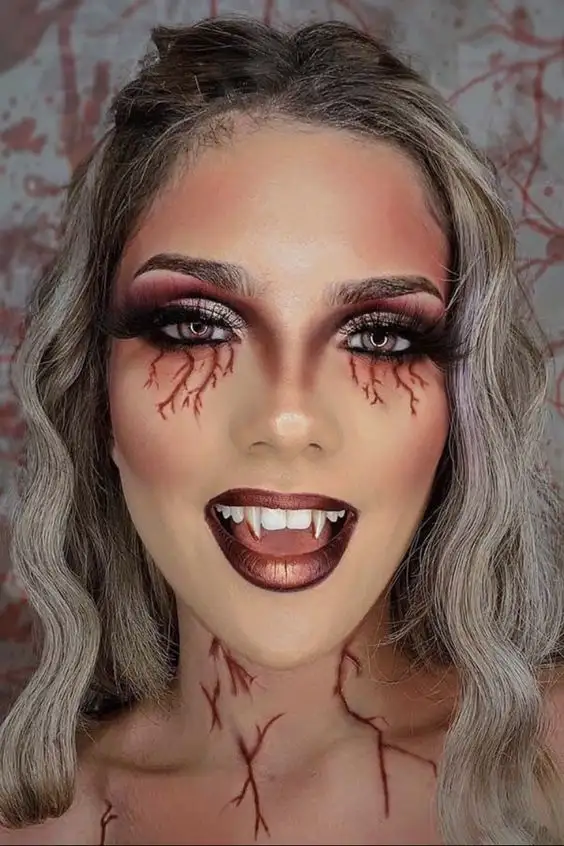 Vampire Glam Makeup