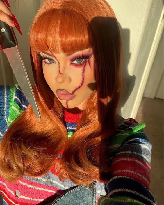 Chucky Makeup