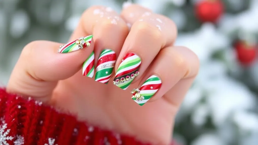 Multicolored Candy Cane Twist