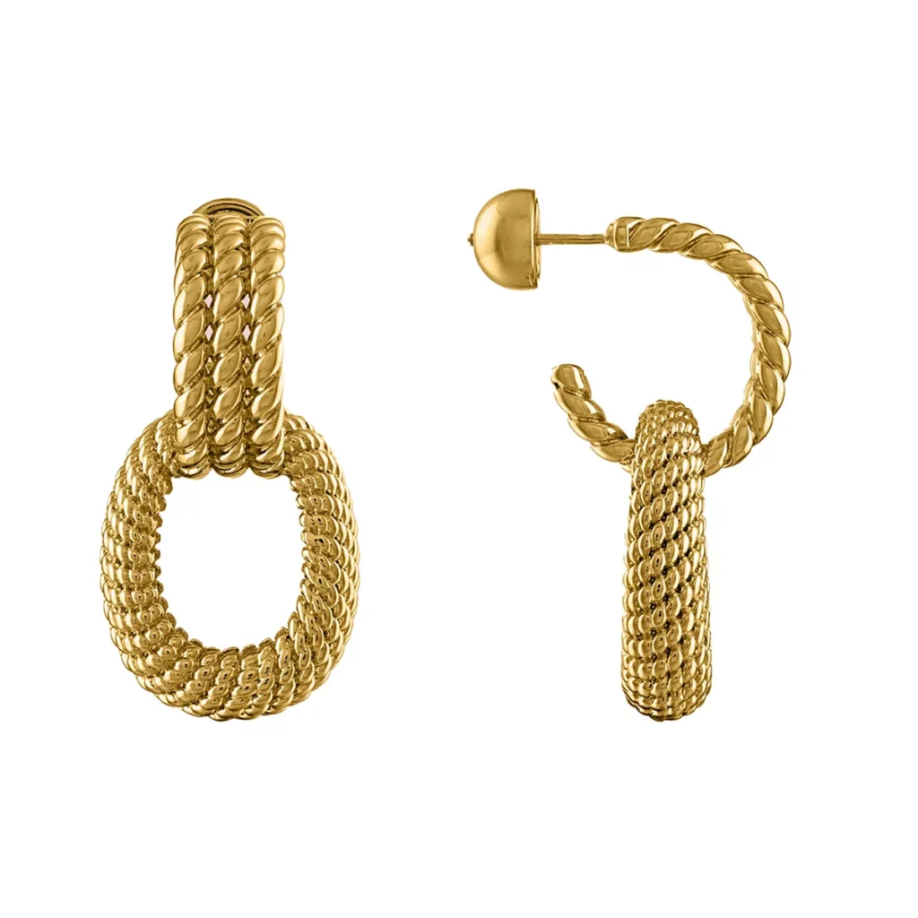 Sannhet Link Drop Earrings