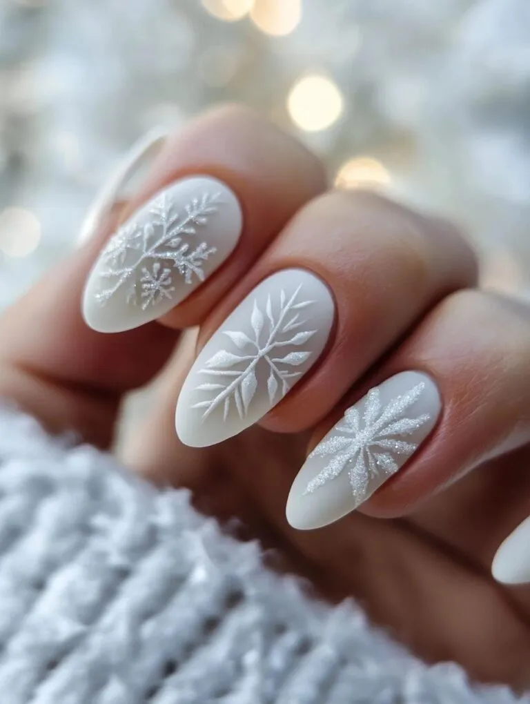 31 Beautiful-in-Blue Christmas Nail Ideas for the Frosty Vibes