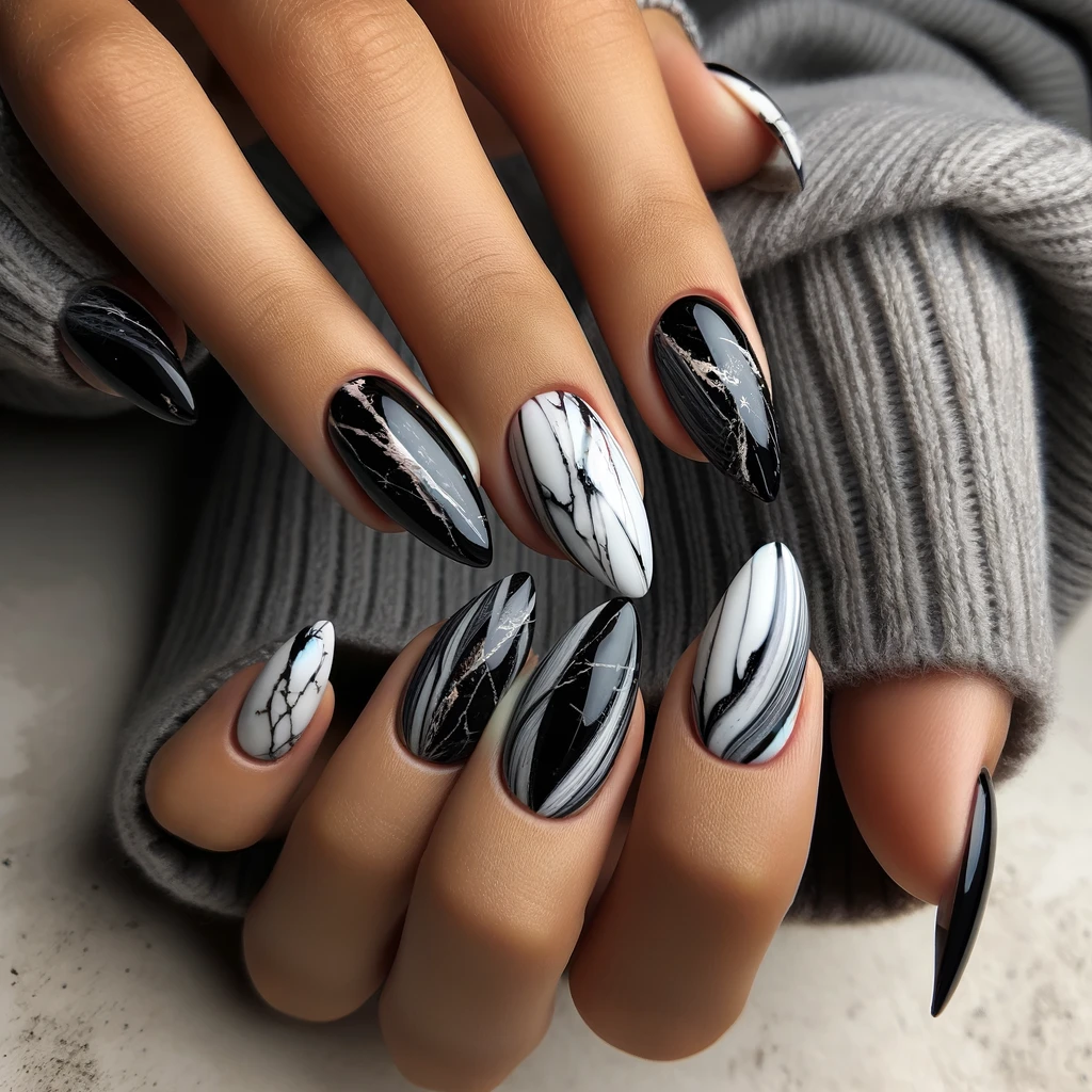  Edgy Marble Elegance
