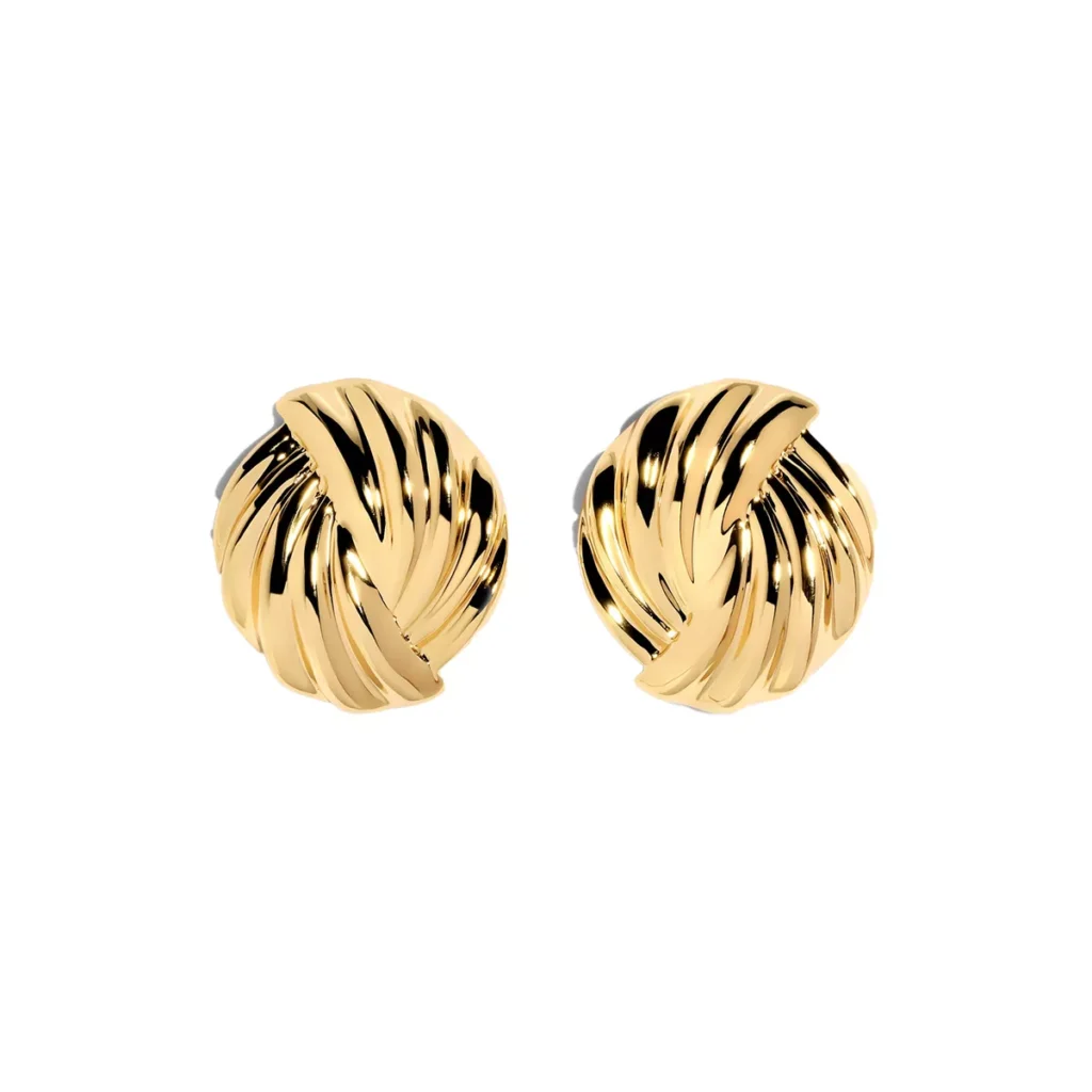 Lili claspe small arlo earrings gold
