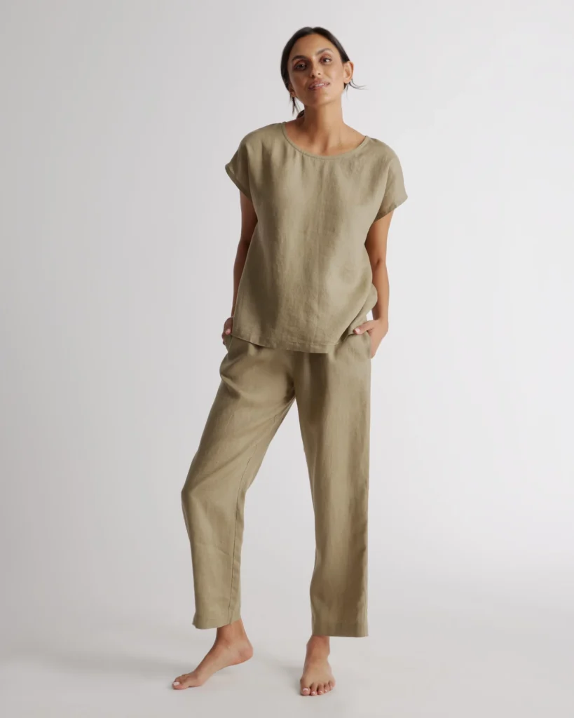 Linen night suit 