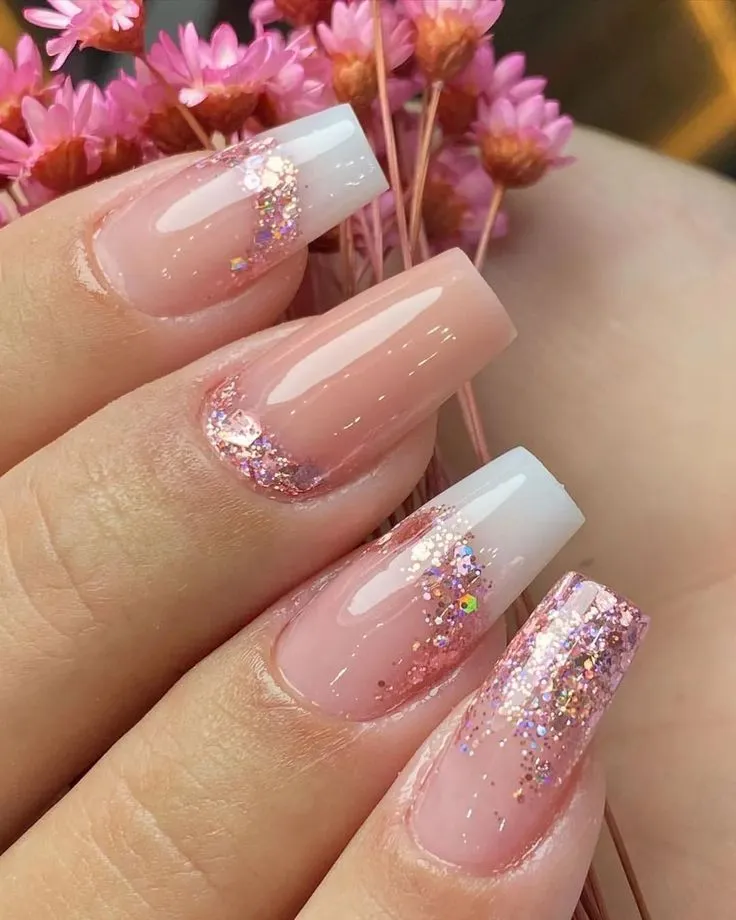 Rose Gold Ultra Fine Nail Glitter