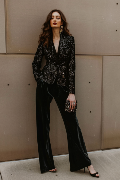 Statement Sequins & Power Suits