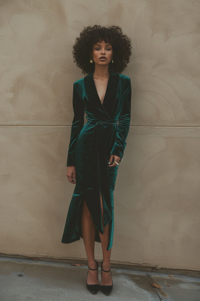 EMERALD ELEGANCE dress