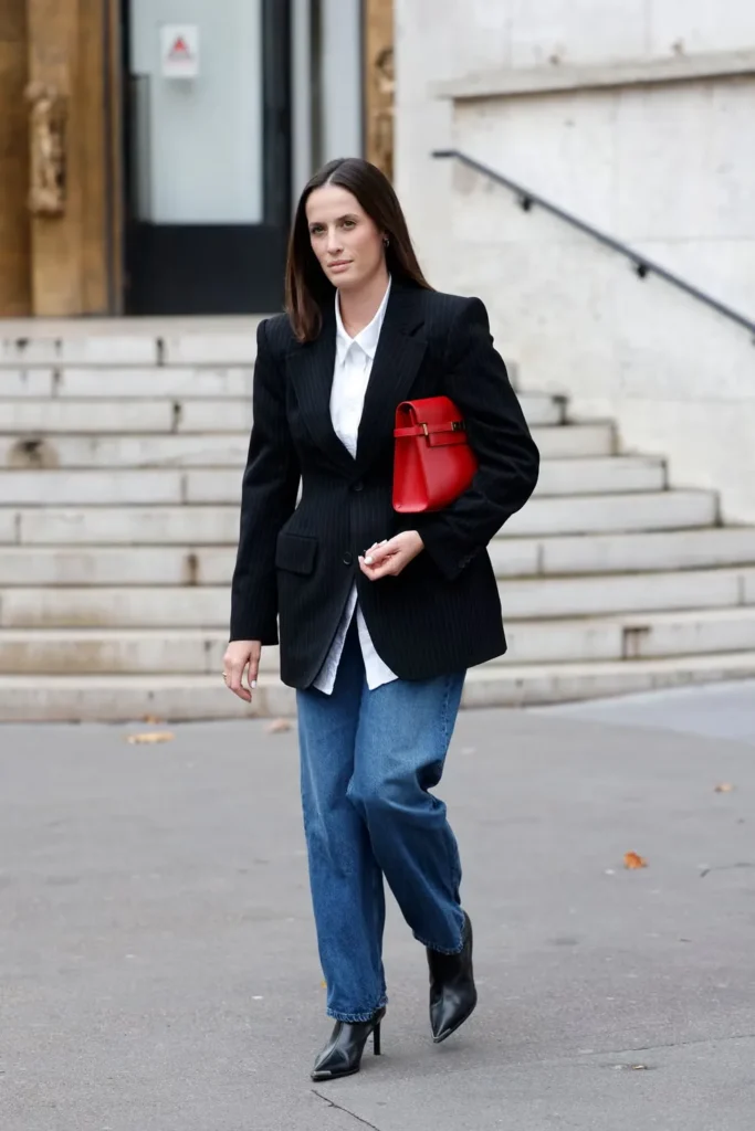 7 ways to style jeans and a blazer for easy day