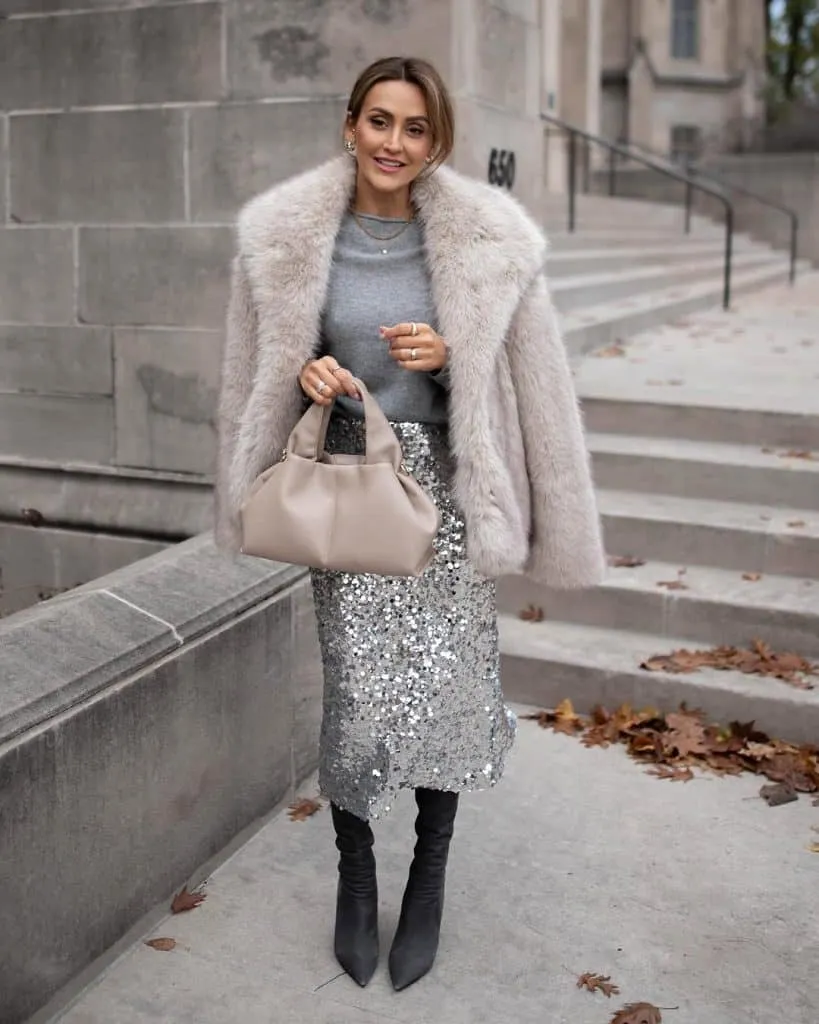 Best sequin skirts for winter