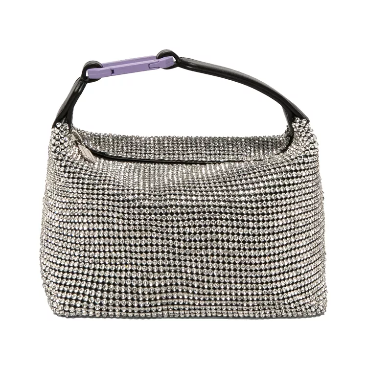 EÉRA Moon Crystal-Mesh Shoulder Bag