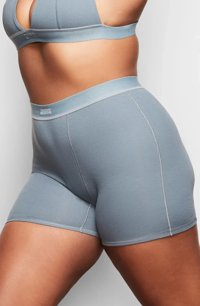 SKIMS Stretch Cotton Rib Boxers